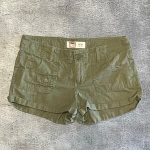 Lei Y2k green Cargo Mini Shorts